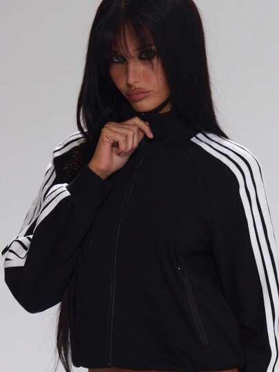 CZARNA BLUZA ZAMEK