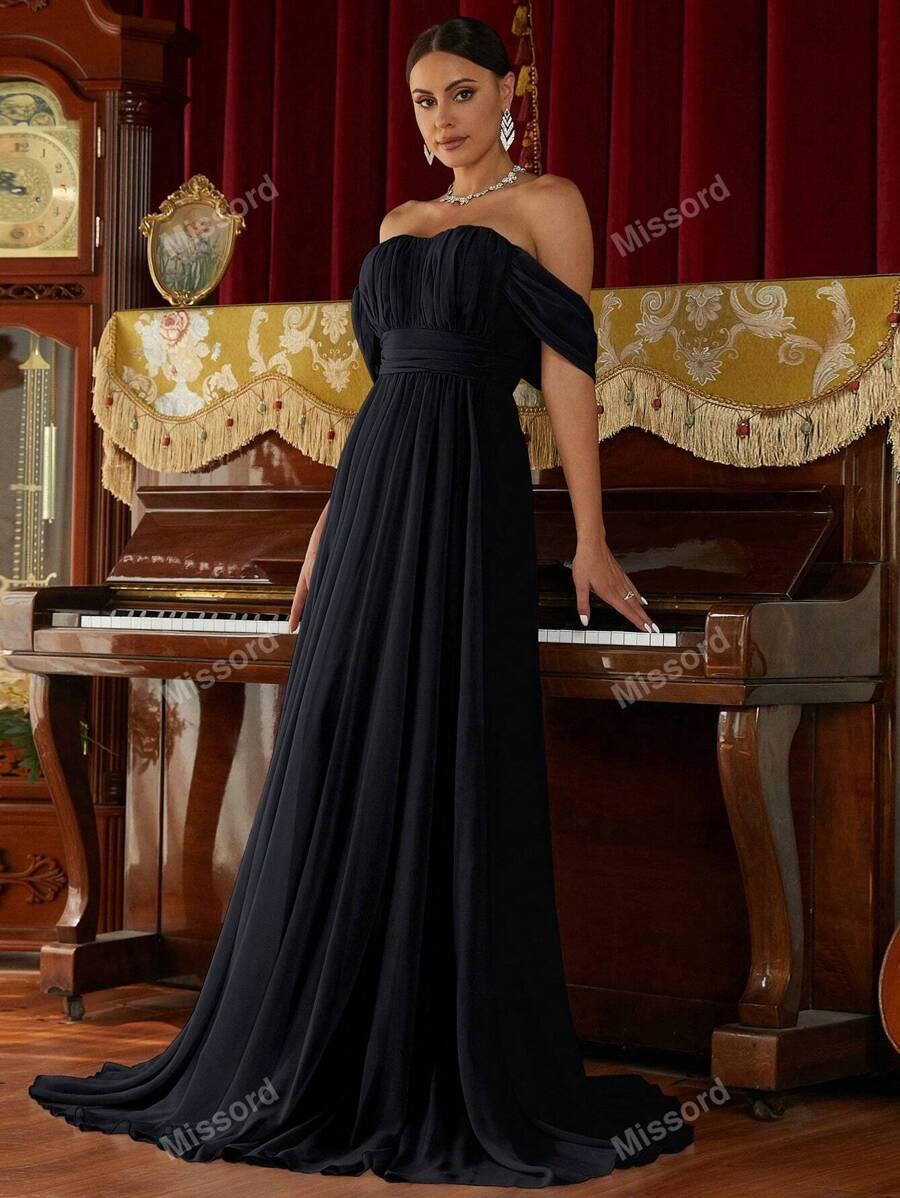 CZARNA maxi SUKIENKA