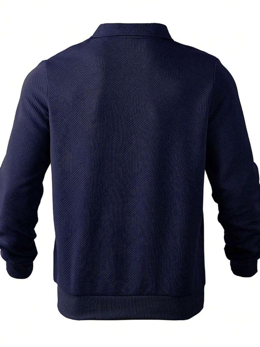granatowa bluza kołnierzyk 