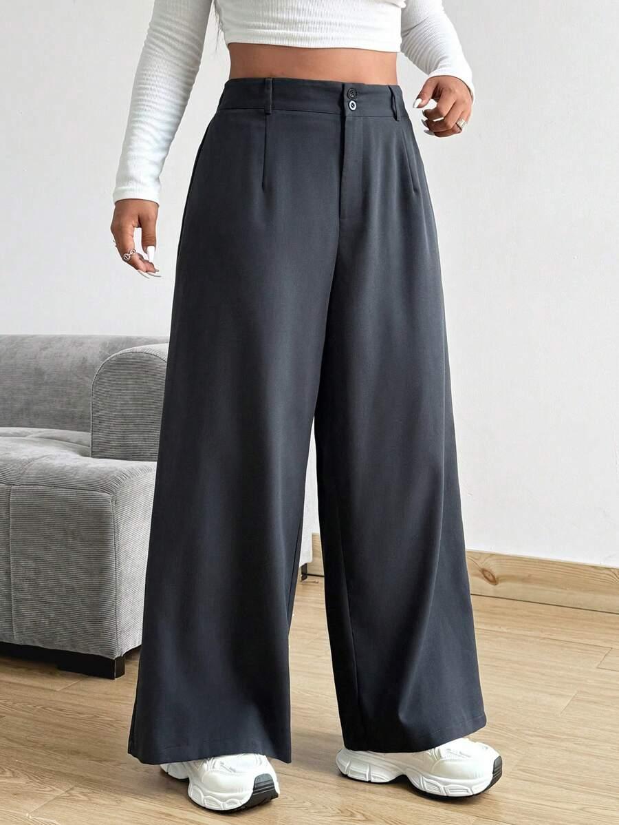 SZARE SPODNIE CASUAL