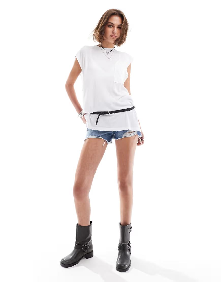 BIAŁY T-SHIRT BASIC