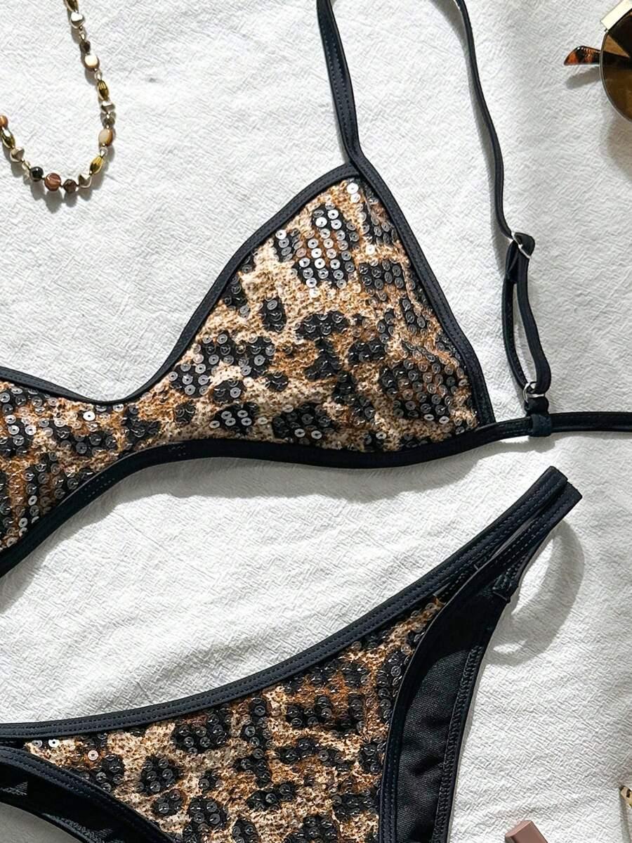 DWUCZĘŚCIOWY STRÓJ KĄPIELOWY ANIMAL PRINT