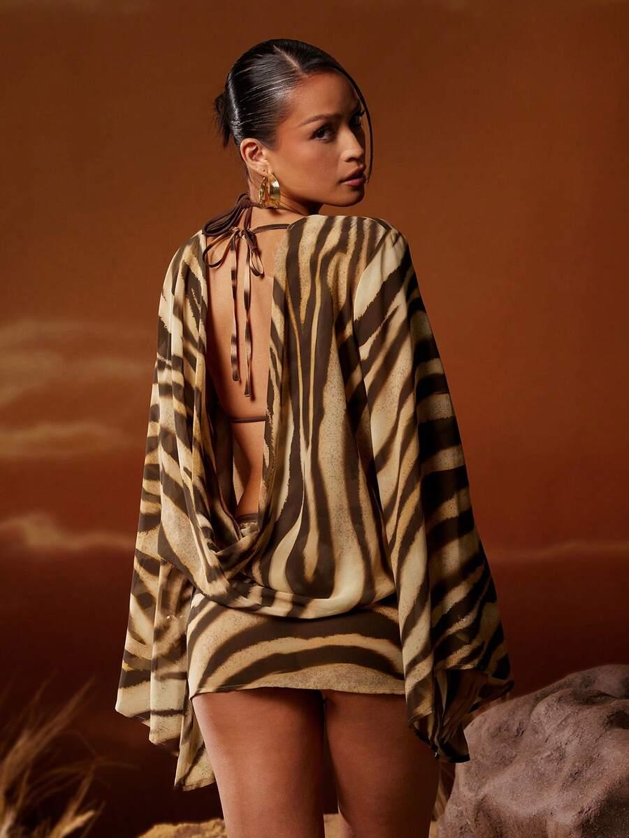 SUKIENKA ANIMAL PRINT