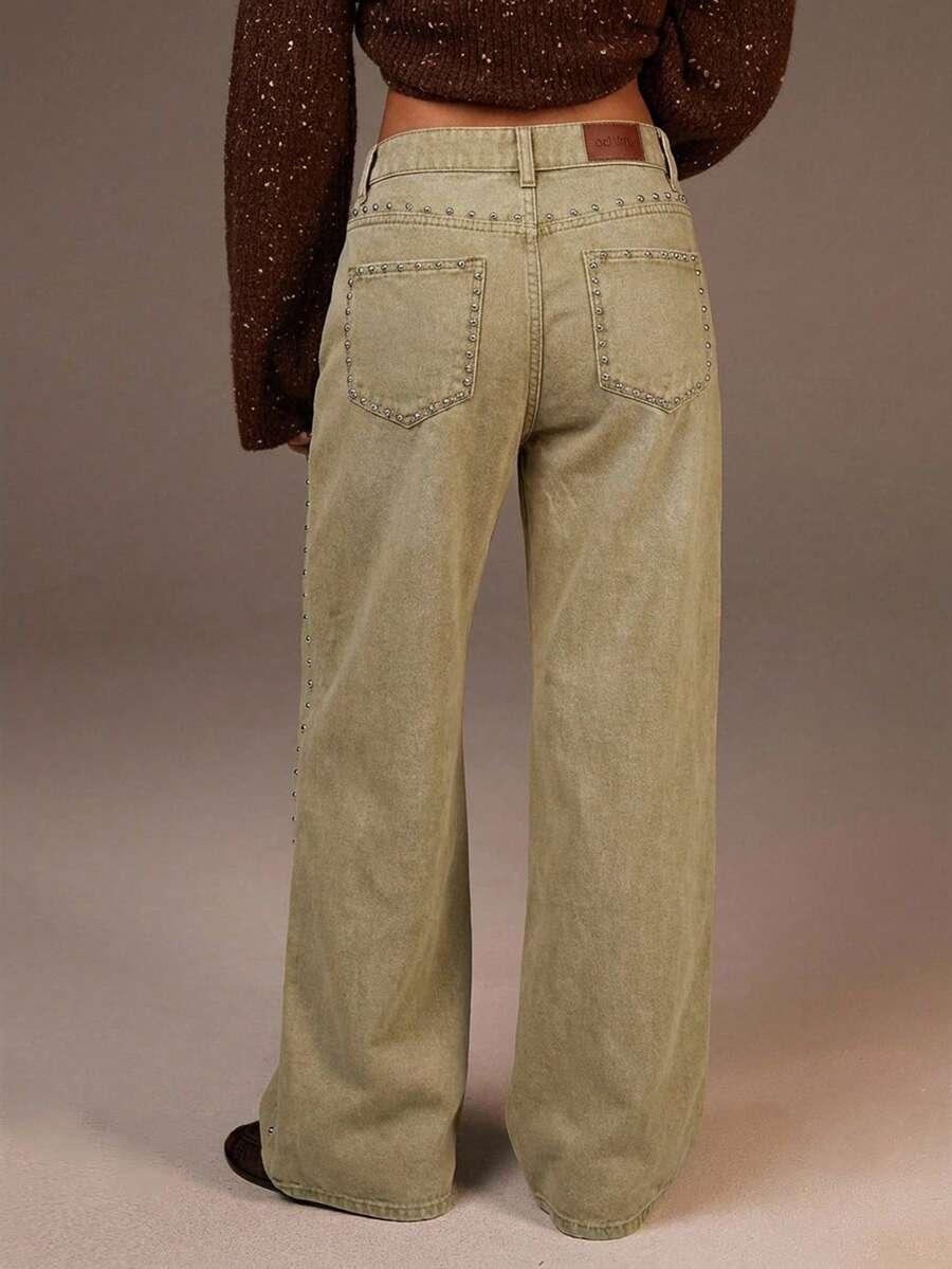SPODNIE JEANS zdobienia 
