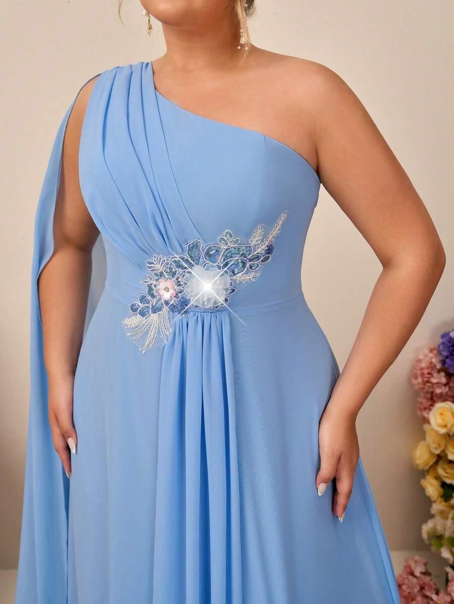 NIEBIESKA MAXI SUKIENKA
