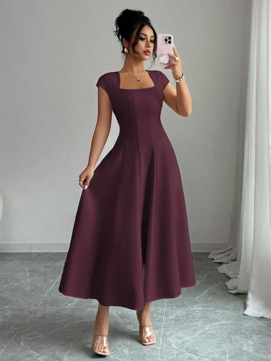 CZERWONA SUKIENKA MAXI