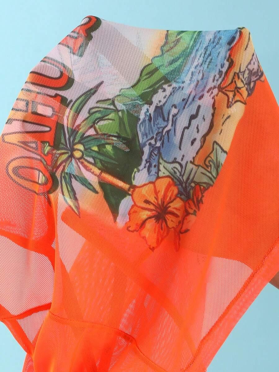 pomarańczowy dół od bikini
