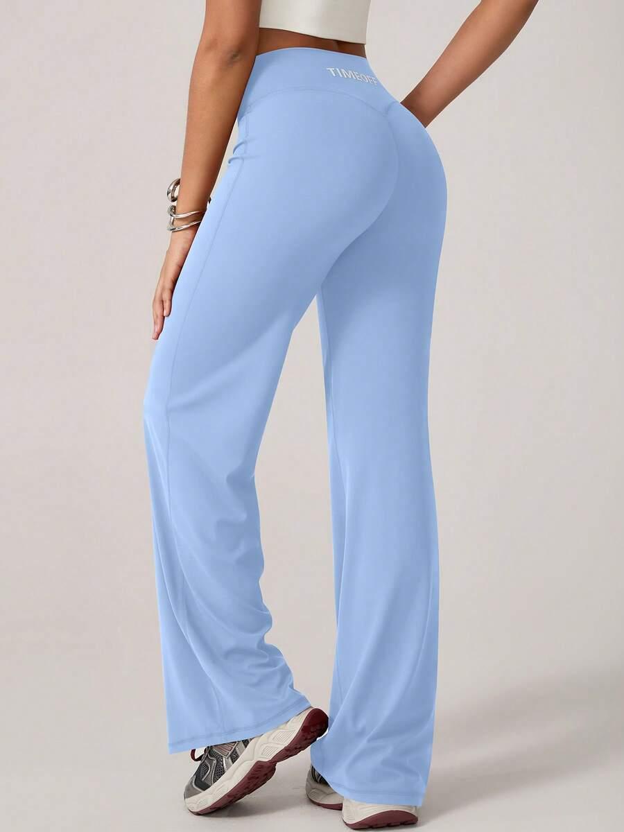 NIEBIESKIE LEGGINSY PROSTA NOGAWKA