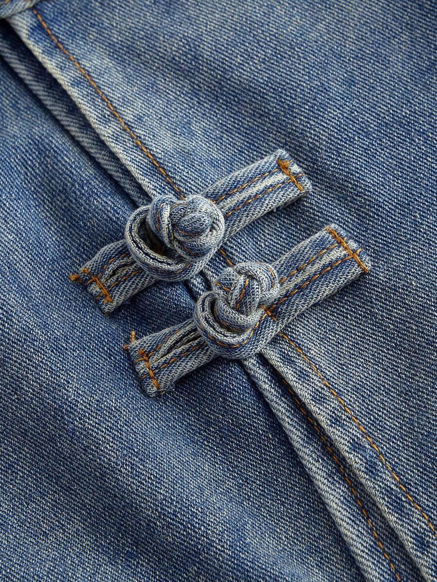NIEBIESKA SUKIENKA JEANS