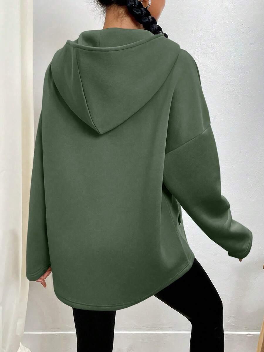 ZIELONA BLUZA KAPTUR
