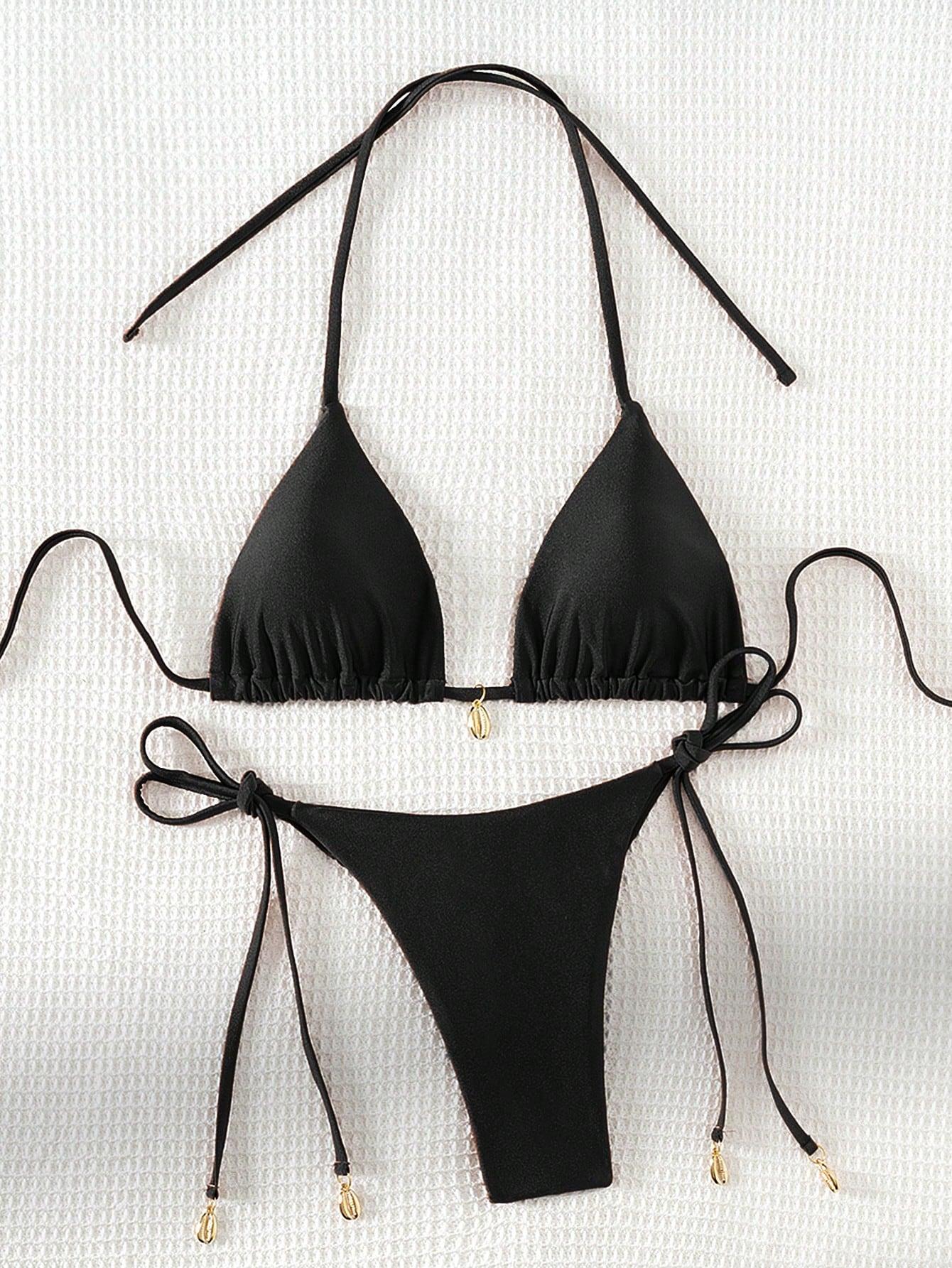czarny dół od bikini