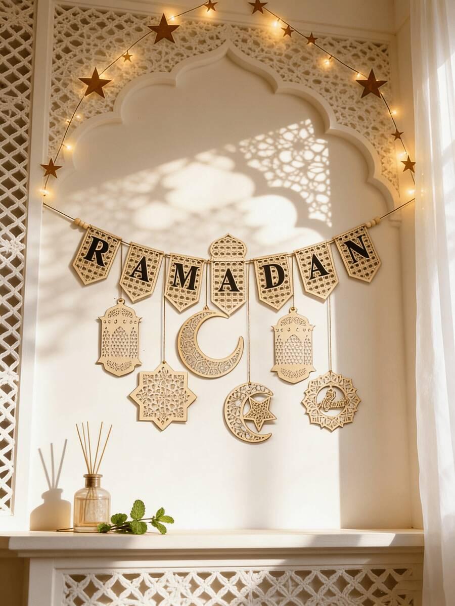 DREWNIANY BANER na RAMADAN