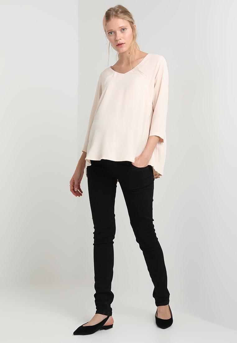 CZARNE SPODNIE CIĄŻOWE JEANS