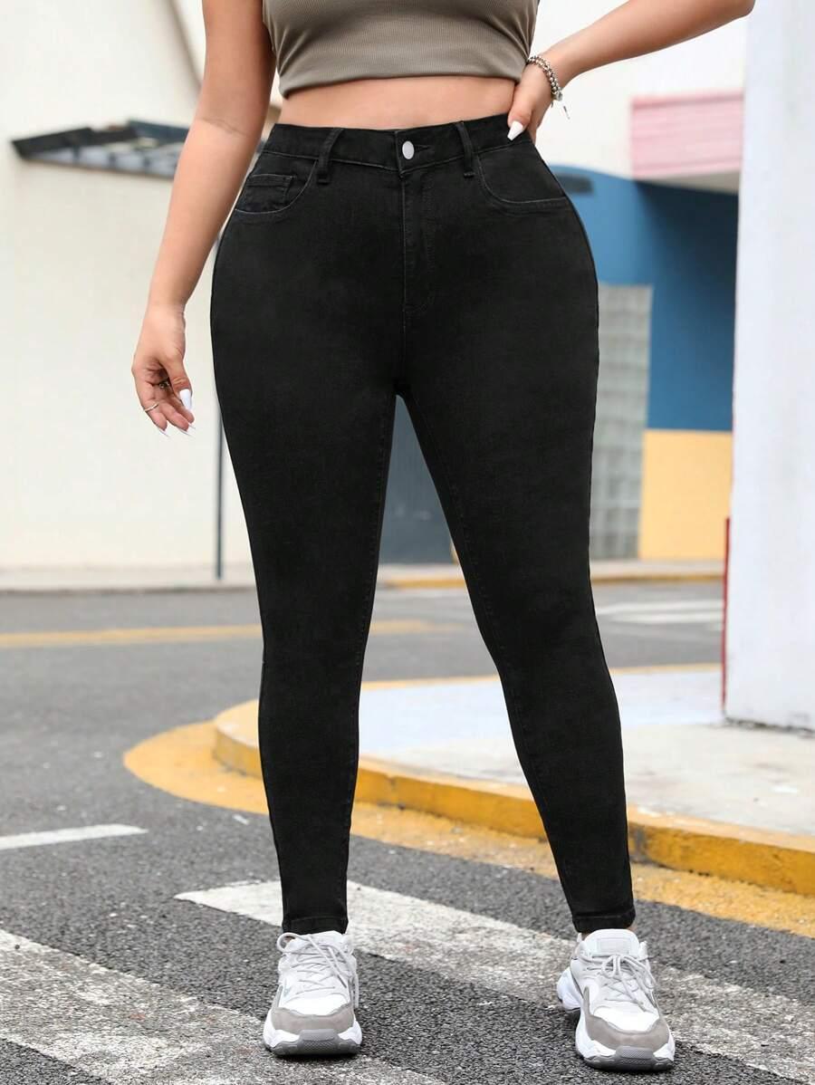 SPODNIE JEANS RURKI WYSOKI STAN