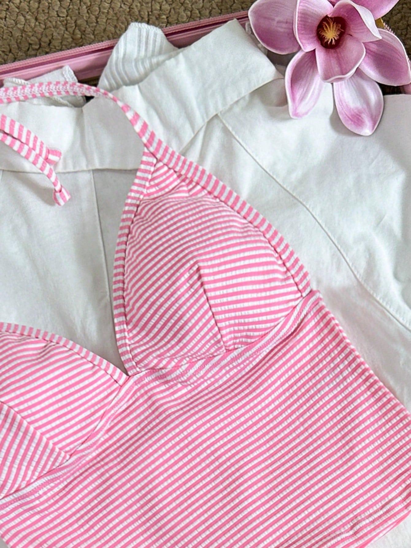 TANKINI DWUCZĘŚCIOWE W PASKI