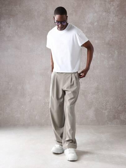 biały t-shirt basic 
