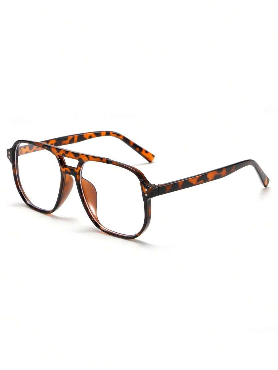 okulary zerówki animal print