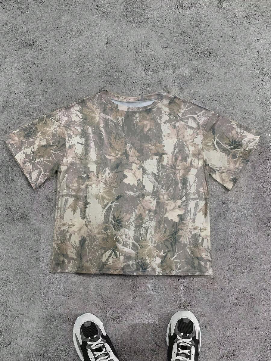 t-shirt okrągły dekolt 
