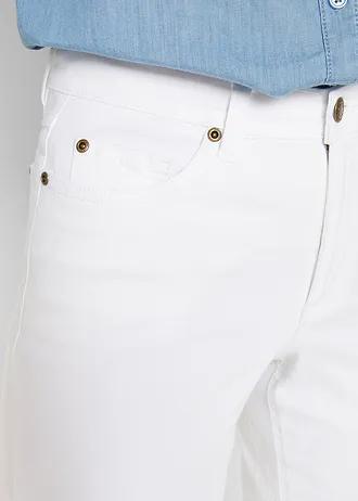 BIAŁE SPODNIE JEANS