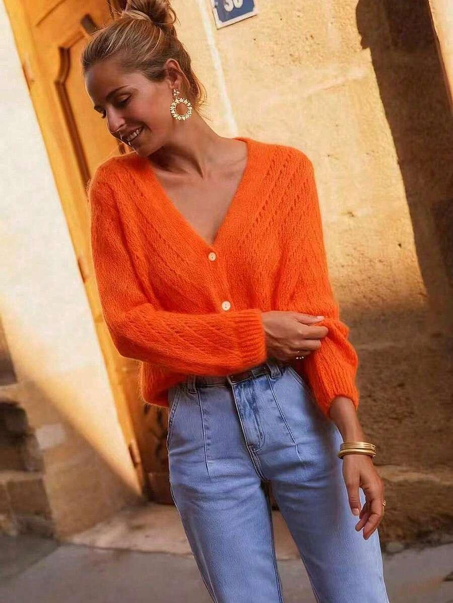 sweter kardigan guziki