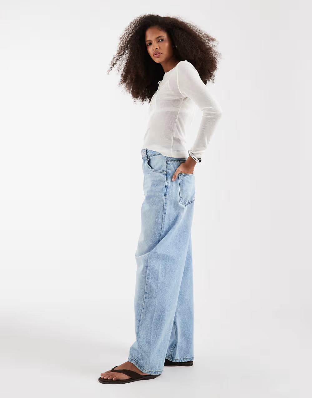 NIEBIESKIE SPODNIE JEANS
