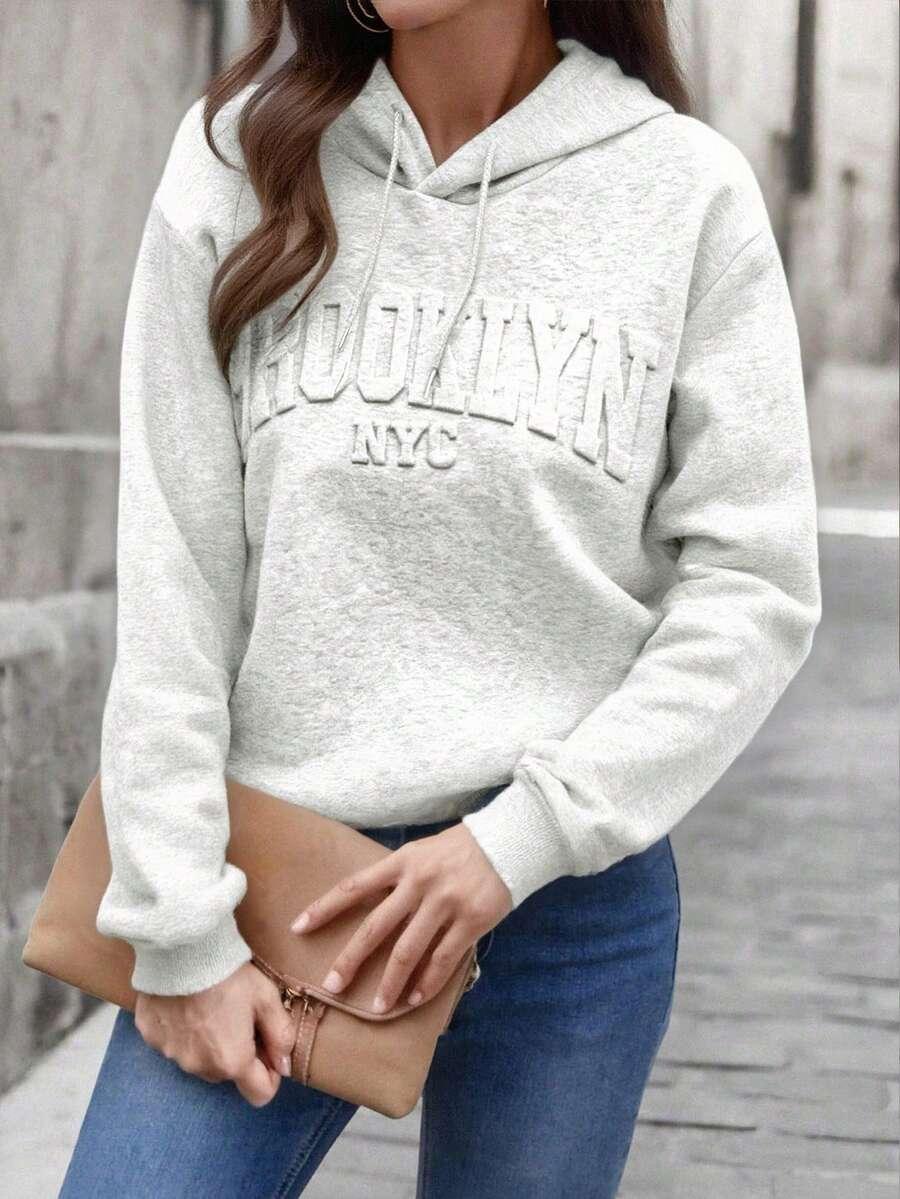 szara bluza kaptur