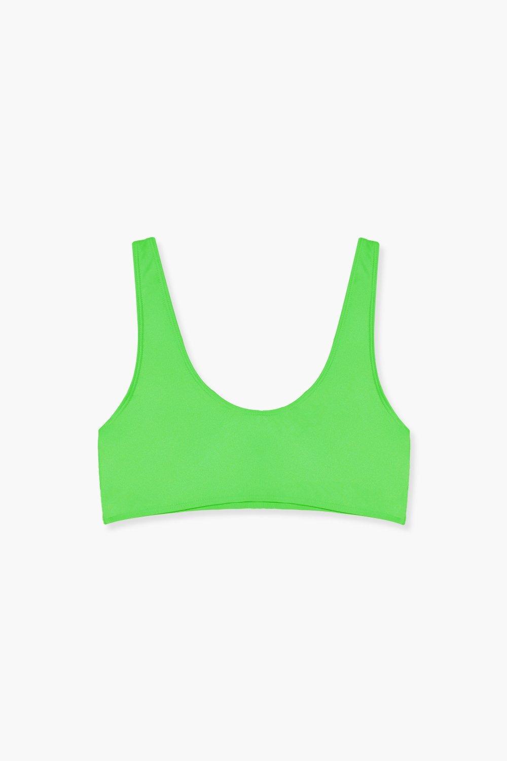 neonowa zielona góra bikini basic