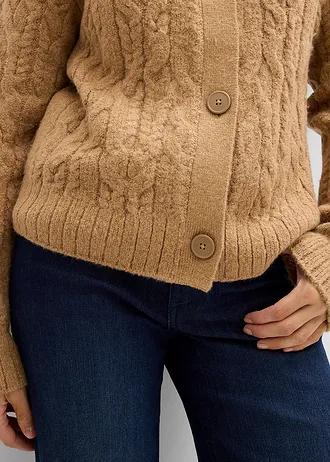 SWETER DAMSKI PLUS SIZE OKRĄGŁY DEKOLT DOPASOWANY FASON DŁUGI