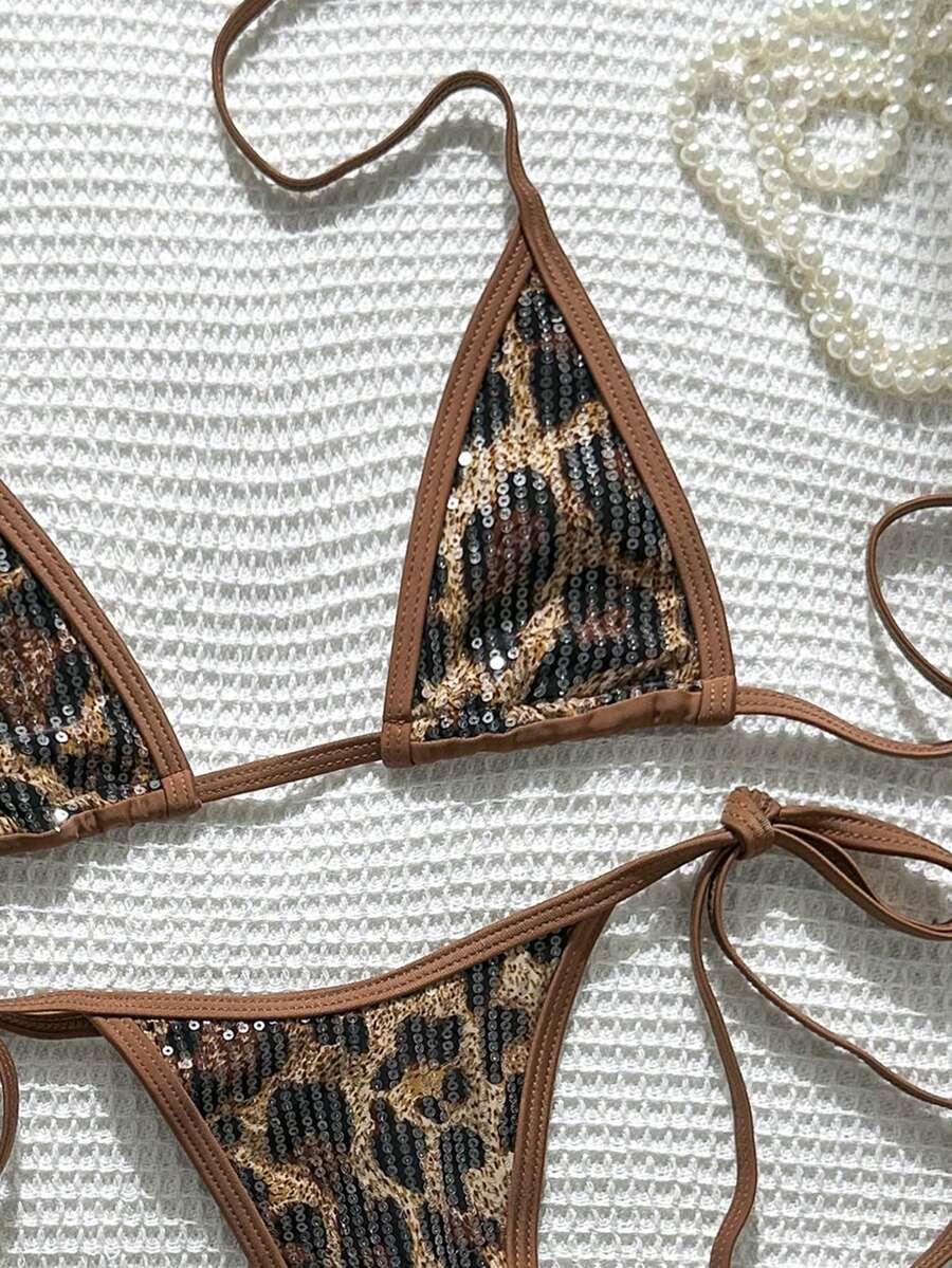 góra od stroju kąpielowego animal print