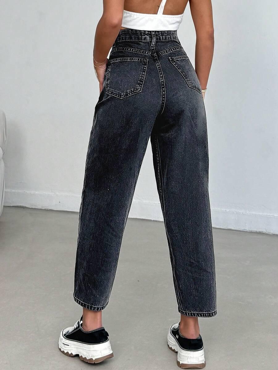 SPODNIE JEANS WYSOKI STAN