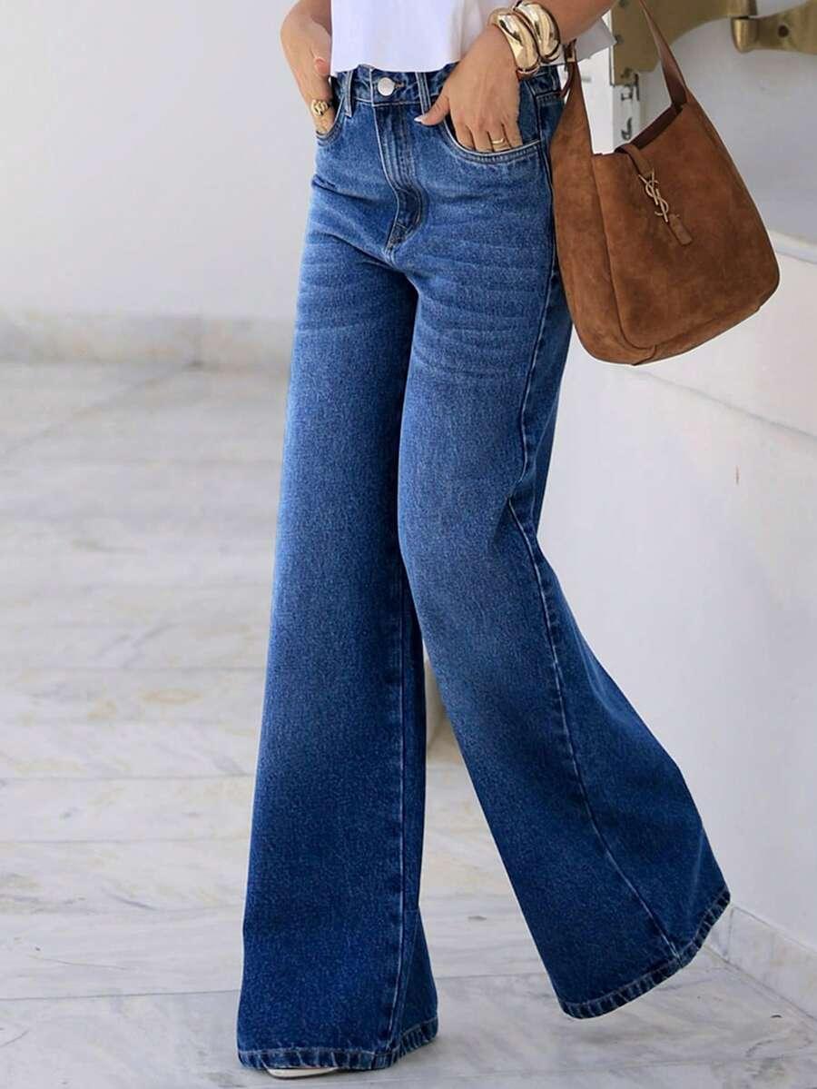 NIEBIESKIE SPODNIE JEANS