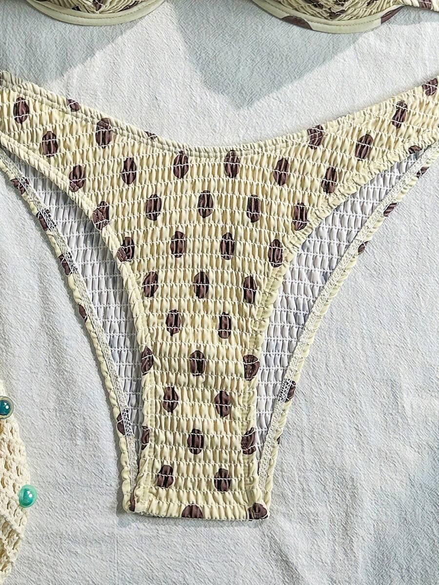góra od bikini groszki