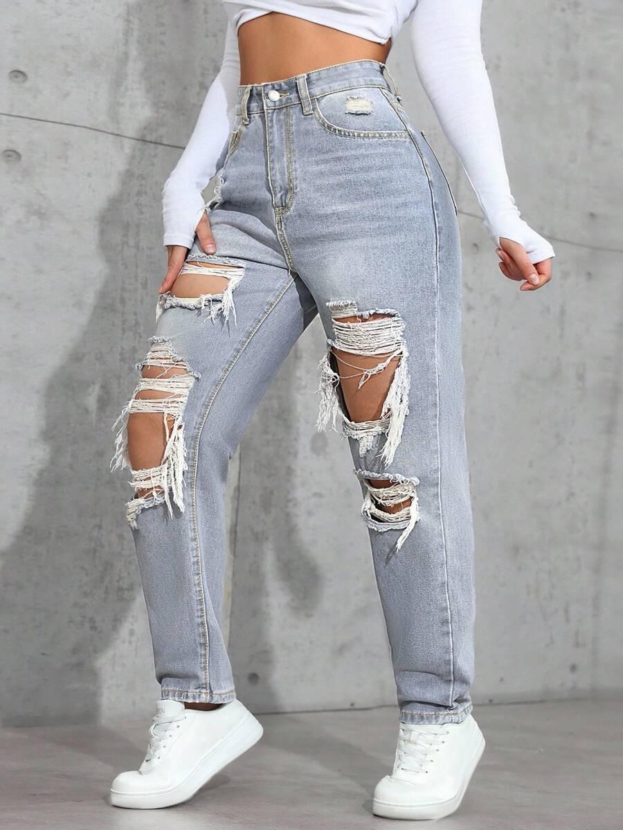 NIEBIESKIE SPODNIE JEANS