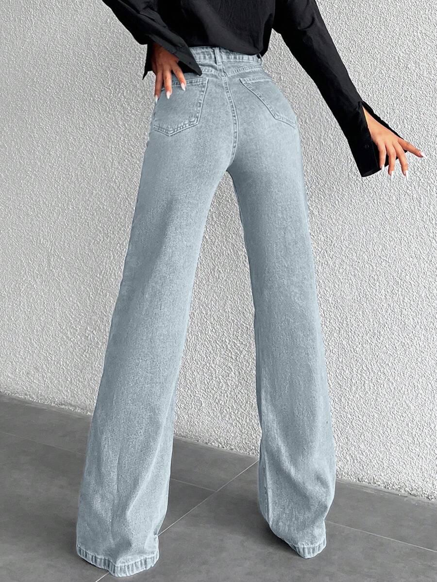 NIEBIESKIE SPODNIE JEANS