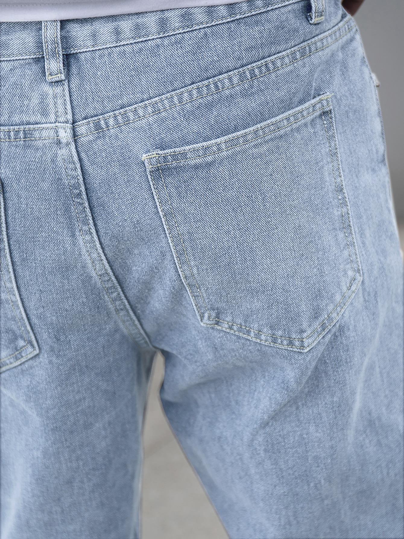 PROSTE SPODNIE JEANS