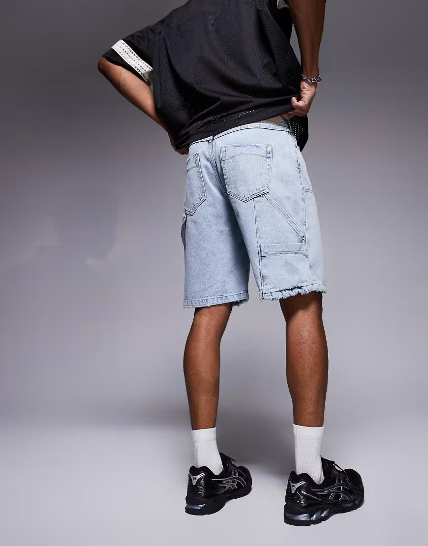 NIEBIESKIE SPODENKI JEANS