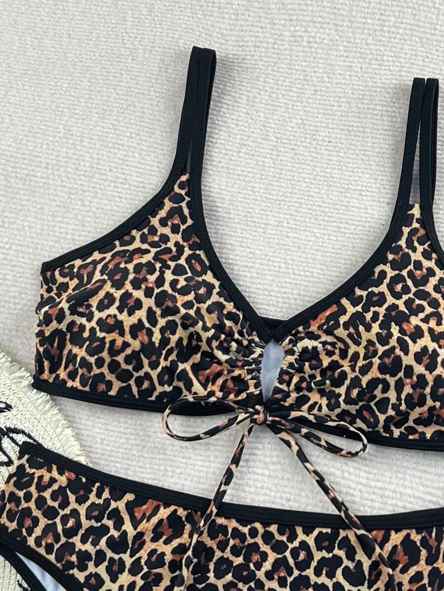 DWUCZĘŚCIOWY STRÓJ KĄPIELOWY ANIMAL PRINT