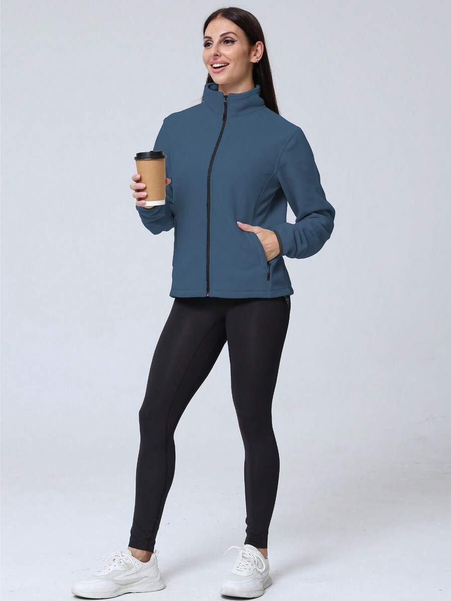 GRANATOWA BLUZA POLAR