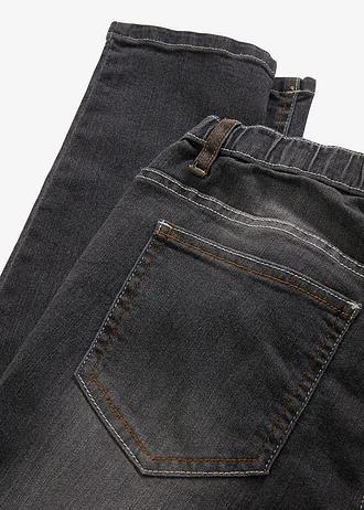 szare SPODNIE JEANS