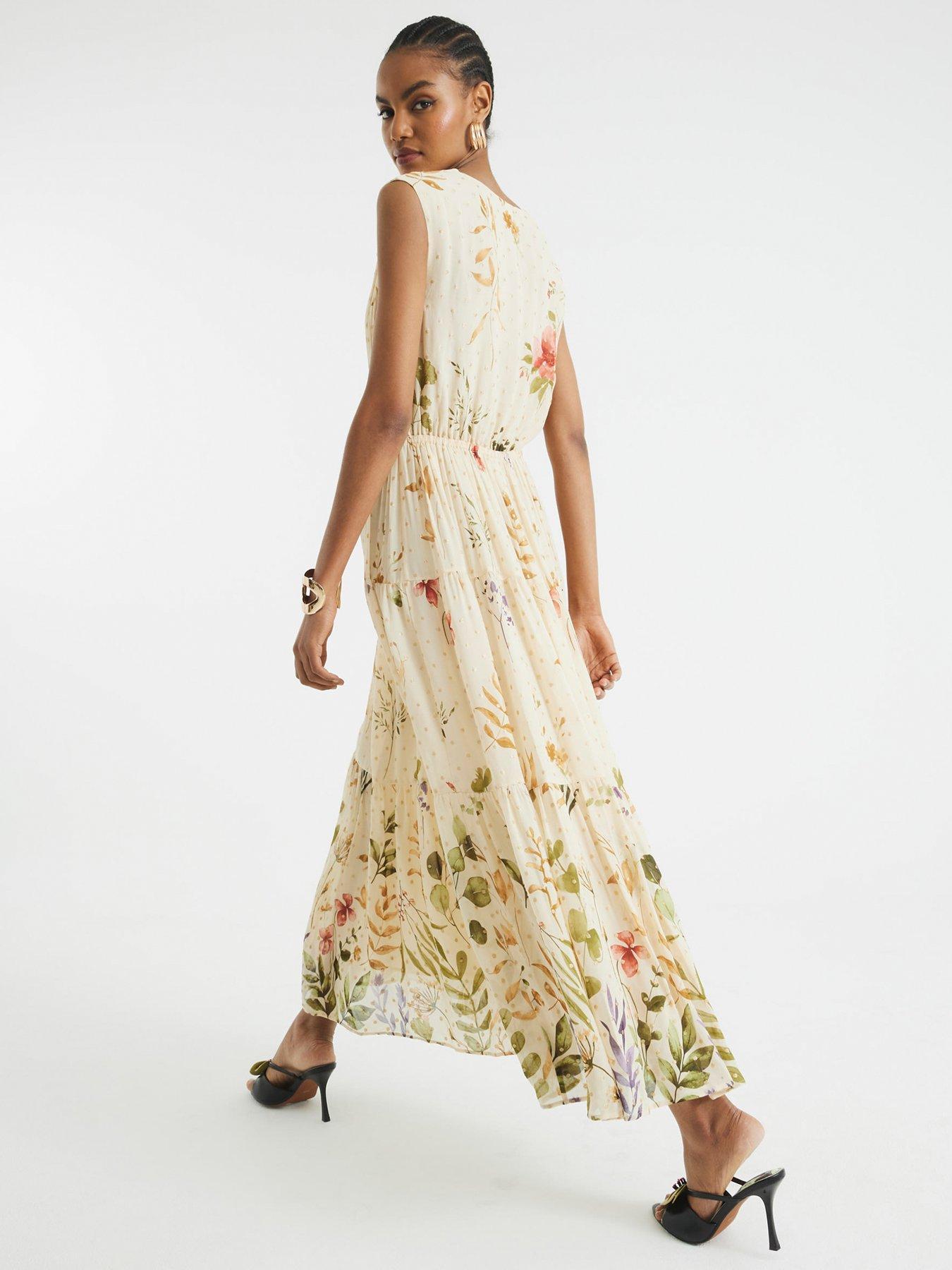 RIVER ISLAND SUKIENKA W KWIATY 
