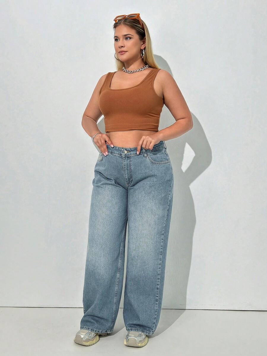 NIEBIESKIE SPODNIE JEANS