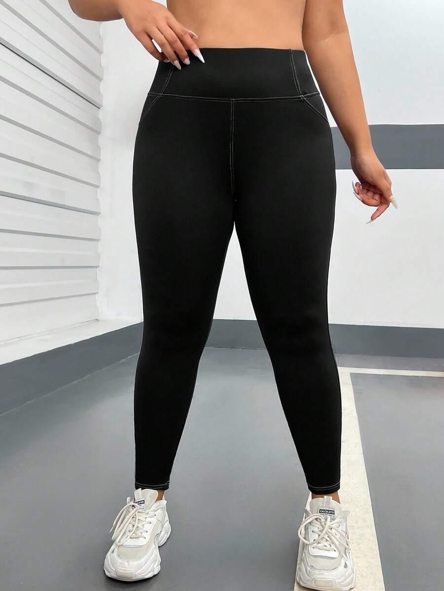 czarne legginsy wysoki stan 