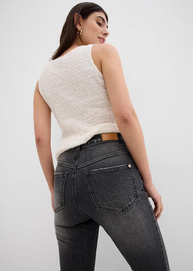 SZARE SPODNIE JEANS 