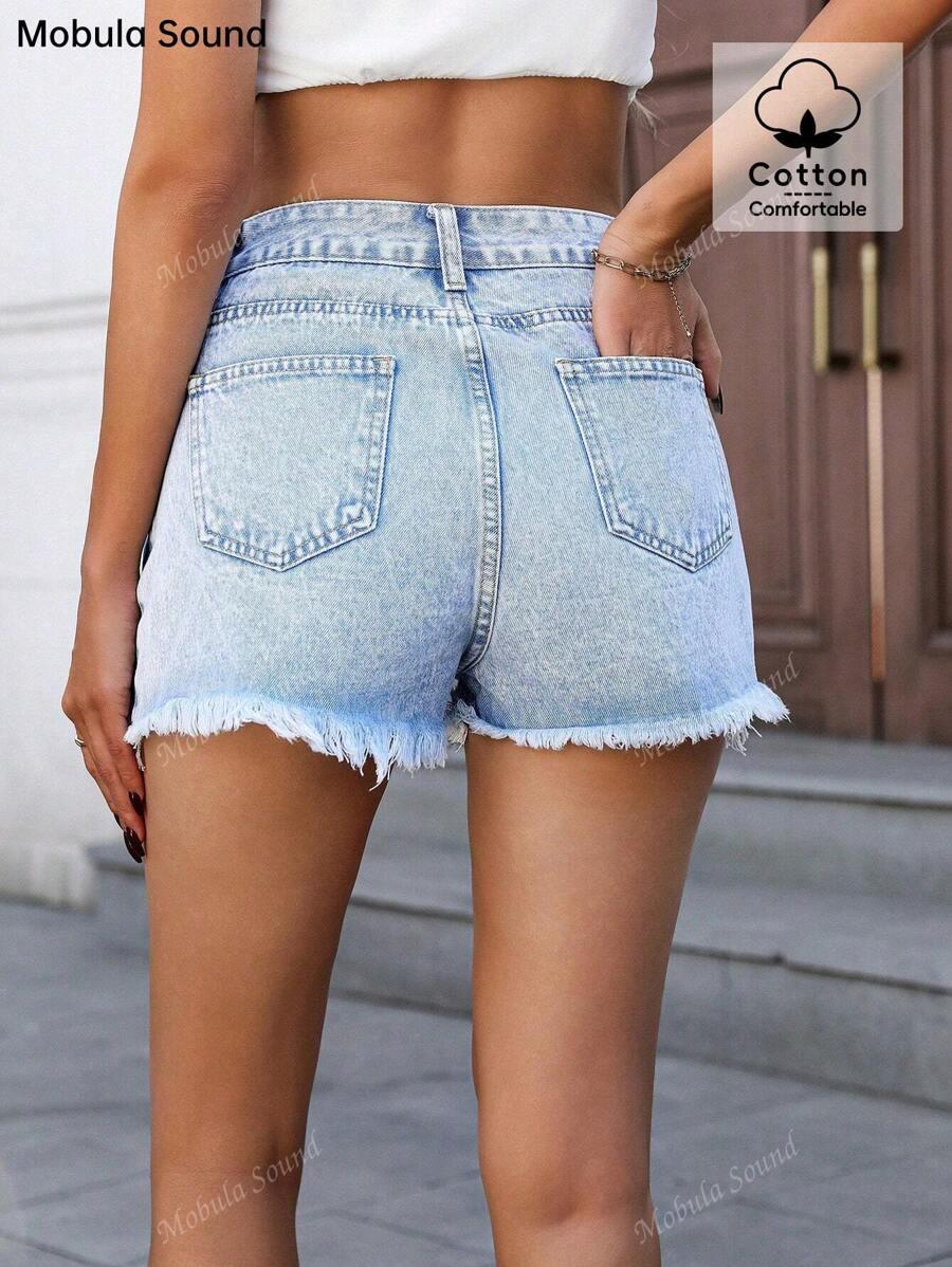 NIEBIESKIE SPODENKI JEANS
