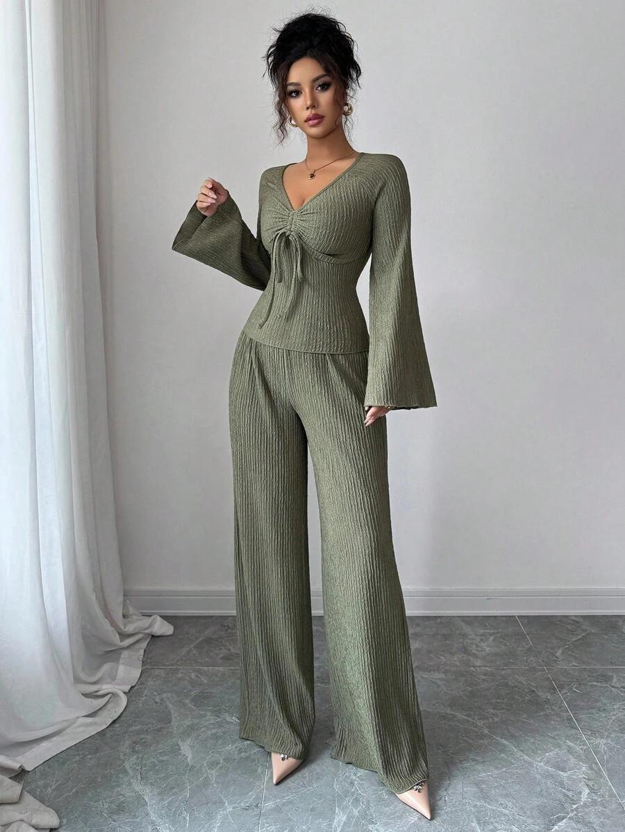ZIELONE SPODNIE CASUAL