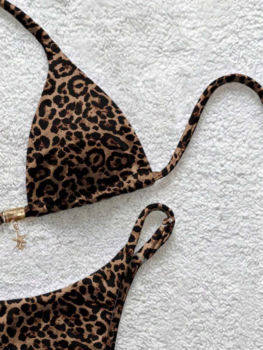 dwuCZĘŚCIOWY STRÓJ KĄPIELOWY animal print