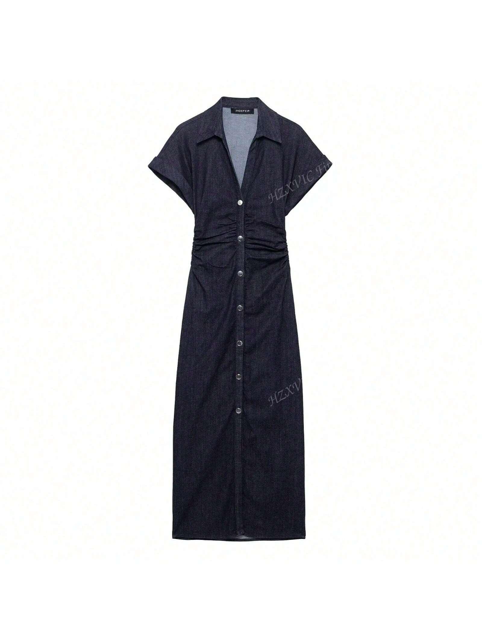 JEANSOWA MAXI Sukienka