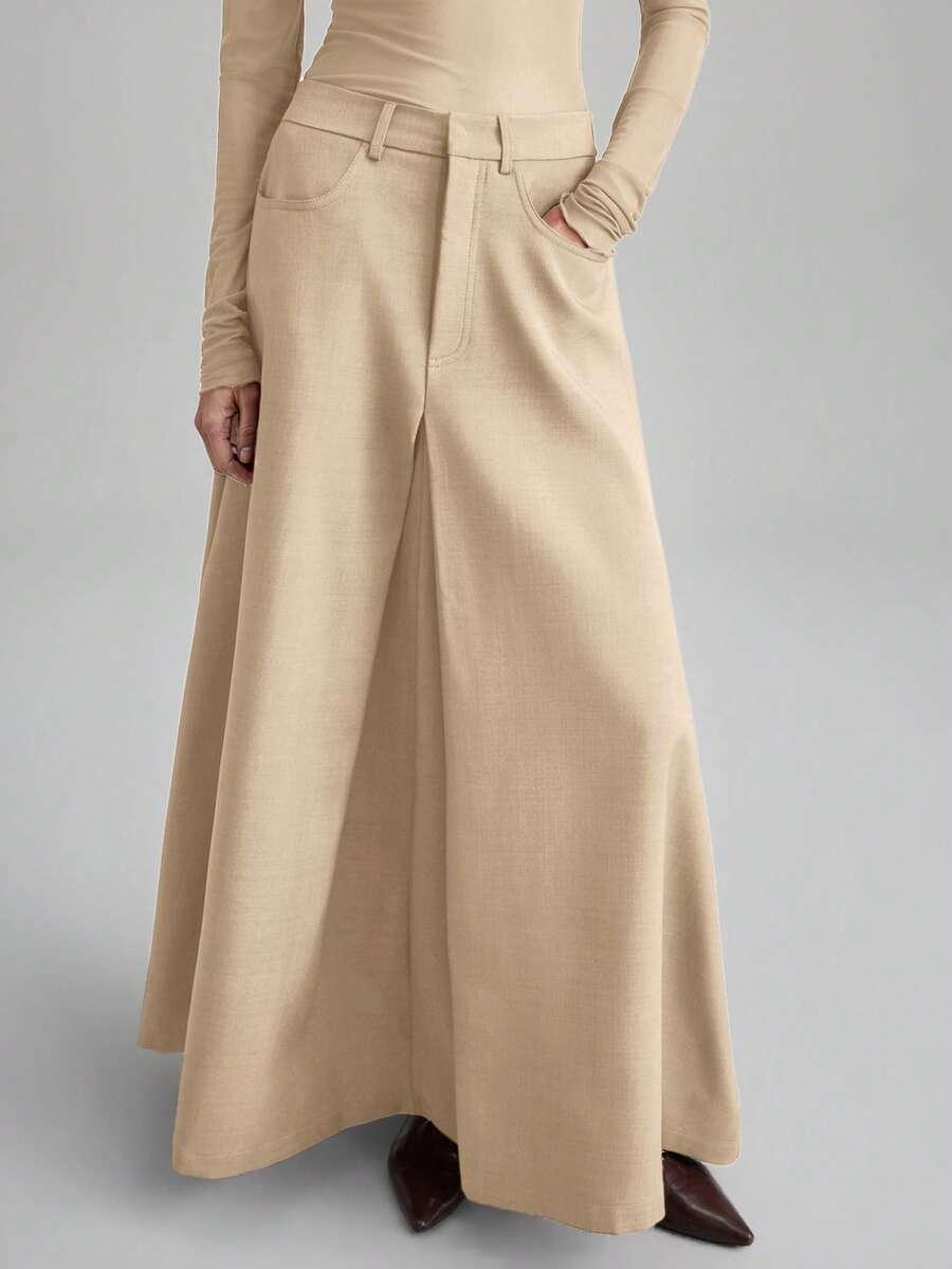ROZKLOSZOWANA SPÓDNICA MAXI