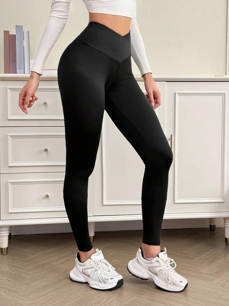 CZARNE LEGGINSY WYSOKI STAN