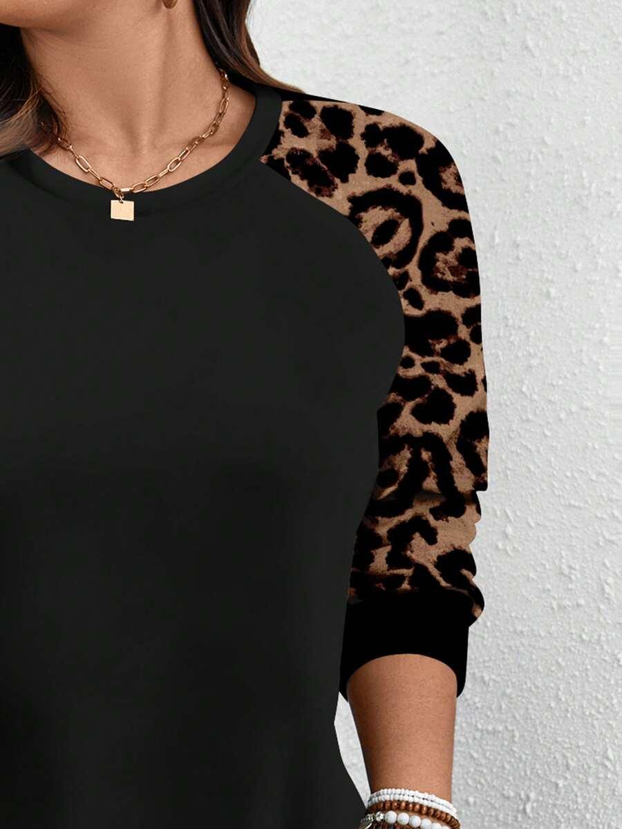 DRESOWA SUKIENKA PLUS SIZE Z OKRĄGŁYM DEKOLTEM